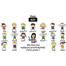 Kubek Dla Nauczyciela Wychowawcy na Prezent Szkoła Przedszkole