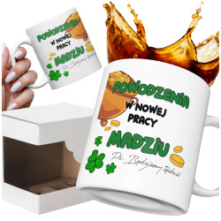 KUBEK ODEJŚCIE POŻEGNANIE Z PRACY DLA KOLEŻANKI KOLEGI PREZENT