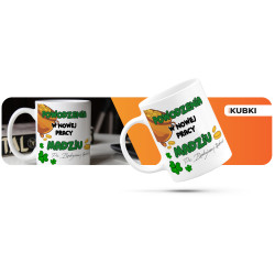 KUBEK ODEJŚCIE POŻEGNANIE Z PRACY DLA KOLEŻANKI KOLEGI PREZENT