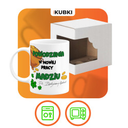 KUBEK ODEJŚCIE POŻEGNANIE Z PRACY DLA KOLEŻANKI KOLEGI PREZENT