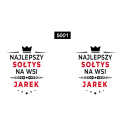 Kubek dla Sołtysa na Prezent NAJLEPSZY SOŁTYS NA WSI z IMIENIEM