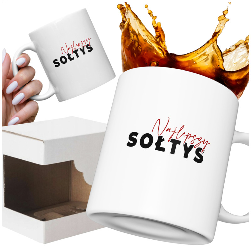 Kubek dla Sołtysa na Prezent NAJLEPSZY SOŁTYS NA WSI W GMINIE