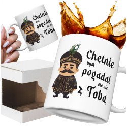 KUBEK SERIAL 1670 CHĘTNIE BYM POGADAŁ ALE NIE Z TOBĄ PREZENT DLA FANÓW