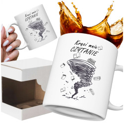 Kubek miłośnika książek książki czytania HOBBY PREZENT